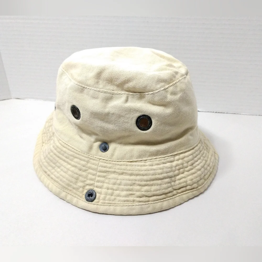 Child's Morro Bay Bucket Hat Yellow Cotton Canvas